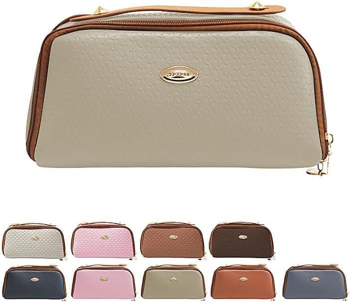 Double Zipper Cosmetics Bag