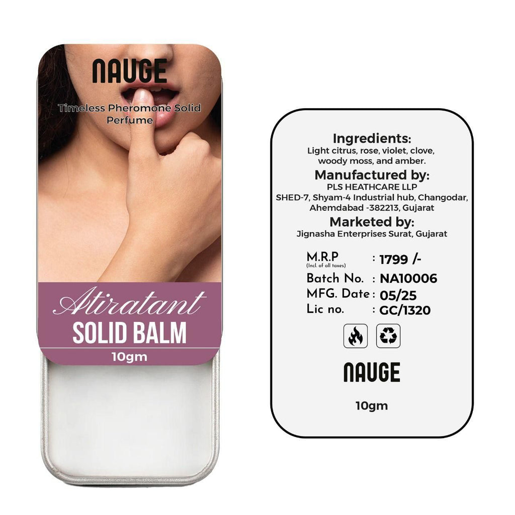 NAUGE Timeless Pheromone Solid Perfume 10gram (Pack of 2)